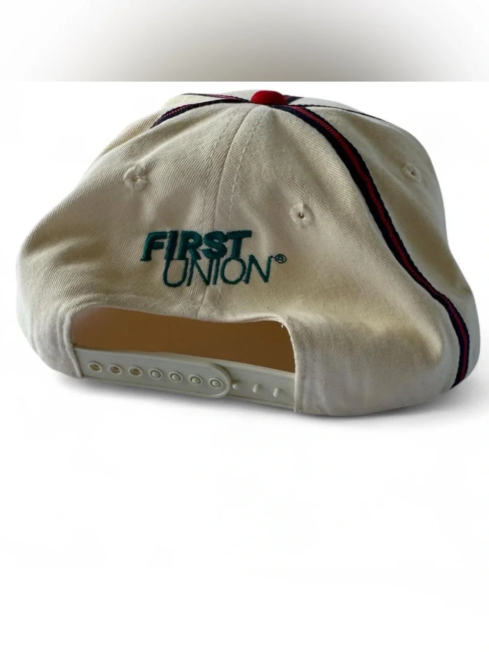 Vintage 90s Kansas City Monarchs First Union Snapback Baseball Hat Negro Leagues